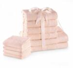 AmeliaHome Törölköző AMARI - AMELIAHOME púderrózsa 2*70x140+4*50x100+4*30x50 AmeliaHome