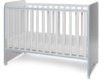 Lorelli Sweet Dream kiságy 60x120 - White Baby Blue - pepita