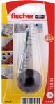 Fischer Ajtóütköző Fekete 4db+dűbel+csavar Fischer