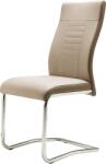 finori Lucky Szék Cappucino 98x43x57cm Műbőr Borítás Krómozott Keret