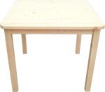Hazai kert Gyerek Asztal Fából, 52x62, 5x62, 5cm Kezeletlen Fenyő