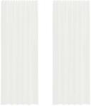vidaXL 2 db fehér voile függönyök rúd zsebekkel 0.25 kg 4102245 4102245 (4102245)