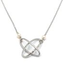  Ezüst Medál Nyaklánc Gyönggyel - 50, 5 cm