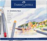 Faber-Castell Színes ceruza Aquarelle Faber-Castell, 24 szín, aranyfaber fémdoboz (FC114624)