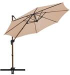 Mirpol Roma Karos Napernyő - 300 cm, Bézs