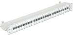 Delock 19" Patch Panel 24 Port Cat. 6A szürke (43319)