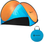 Sersimo Springos önfelállító Strandsátor, 200x120cm - Kék, Narancssárga (SPRI-PT003)