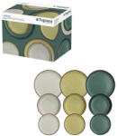 Tognana Urban Ardenne kerámia étkészlet 18db Verde