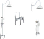 Trendy Sanitary Három funkciós fehér matt színű zuhanyrendszer TRENDY S