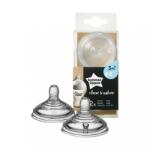Tommee Tippee CTN etetőcumi, közepes folyású 3 hó+ (2 db)