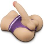 Lovetoy Masturbator Anus Streetgirls #15 cu Dildo Bendable, Natural, 2.66 kg
