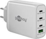 Goobay 65556 3X USB-C / USB-A Hálózati Töltő - 100W, Fehér