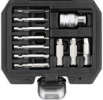 TOYA YT-04583 Roncsoltcsavar kiszedő készlet 11 részes HEX (YT-04583)