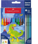 Faber-Castell Faber-Castell: Dinoszauruszos filctoll 10+3db-os csomag (554214) - jatekshop