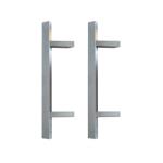 Wala Set maner spatial pe ambele parti WALA din inox 304 rectangular lungime 1800 mm asezare la 45 de grade cu accesorii de prindere