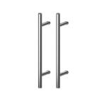 Wala Set maner spatial pe ambele parti WALA din inox 304 rotund 30 mm lungime 800 mm asezare la 45 de grade cu accesorii de prindere
