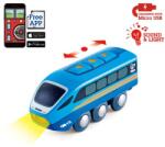 Hape Jucarie din lemn - Tren cu telecomanda (aplicatie Bluetooth) (E3726A) Trenulet