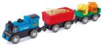 Hape Jucarie - Locomotiva si vagoane cu baterii (E3720A) Trenulet