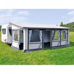 Frankana Freiko Allgäu egész évben használható elősátor mélység 300 cm hossz 600 cm