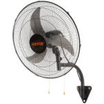 VEVOR Ipari fali pára ventilátor 49 cm átmérővel - 4650 CFM légszállítás, 3 sebességfokozat, oszcilláció, ≤50 dB halk működés, teljesen fémházas kialakítás kültérre és beltérre
