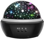 Malatec Éjjeli lámpa kivetítővel - fekete (id_15448-code_00016857) - hasznos-holmik