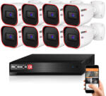 Provision-ISR 8 biztonsági kamerás IP kamera rendszer 2MP