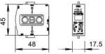 Obo-bettermann Túlfeszültség-levezető betét C 1P T2 280V/AC 40kA 1M V20-C 0-280 OBO-BETTERMANN - 5099609 (5099609)