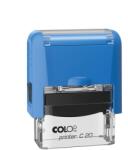 Colop Bélyegző C20 Colop kék átlátszó ház/fekete párna (15314061) - tintasziget