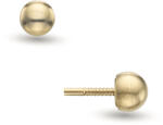 Lisa sárga arany stekker gyerekfülbevalóra (1 db) gömb zárral - JTAG-0366-18 (JTAG-0366-18)