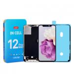 Apple iPhone 12 Pro Max, LCD kijelző érintőplexivel + ragasztó (LTPS ZY COF FHD1080P IC CSERE TÁMOGATÁS), fekete
