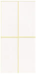  Etikett címke, 40x80mm, 15 lap, 4 címke/lap - vegyesbolt