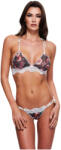Baci - virágos, csipkés melltartó szett (93262900005) - padlizsan