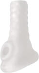 Perfect Fit Brand Breeder - nyitott péniszköpeny (10 cm) - fehér (8211270088718)