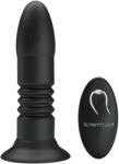 Pretty Love Magic Jinger - vibrator anal cu împingere (negru) (6959532322552) Vibrator
