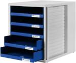 HAN Suport cu sertare, plastic, cu 5 sertare, albastru, HAN (HA-1401-14)