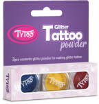 TyToo csillámpor szett - 3x2, 5 ml - tengerkék, citromsárga, piros (TY-CTPS-0028-501409)