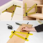 Handy Műanyag négyoldalú vonalzó, szögmásoló (11004) - webshop