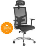 ALBA CR Ergonomikus GAME ŠÉF VIP irodai szék 3D fejtámlával és karfákkal, BLACK 27