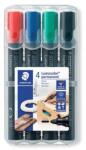 STAEDTLER Alkoholos marker készlet, 2 mm, kúpos, STAEDTLER "Lumocolor® 352", 4 különbözõ szín (4 db) (TS352WP4)