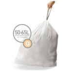 simplehuman Szemeteszsák Q 50L (USH006) | simplehuman Typ Q 50-65 l, összehúzható, 20 db (CW0176)