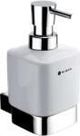 Nimco Kibo - Kerámia szappanadagoló tartóval, 250 ml, fehér/króm Ki 14031K-T-26 (Ki 14031K-T-26)