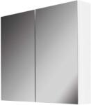 kielle Vega - Tükrös szekrény, 80x73x15 cm, fényes fehér 50118800 (50118800)