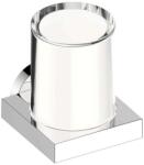 KEUCO Edition 90 - Szappanadagoló tartóval, matt üveg/króm 19052019000 (19052019000)