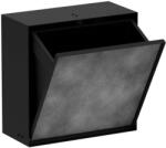 Hansgrohe XtraStoris Rock - Aláépített hulladékgyűjtő 6 L, matt fekete 56090670 (56090670)