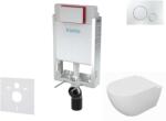 kielle Genesis - Falsík alatti szerelőkészlet, Oudee WC és softclose ülőkével, Gemini II, vezérlőgombokkal, fényes króm 30505SZ68 (30505SZ68)