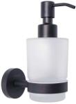kielle Oudee - Szappanadagoló tartóval, matt üveg/matt fekete 40102004 (40102004)