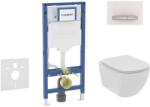 Geberit Duofix - Előfali szerelőkészlet, Tesi WC és softclose ülőke, Sigma50 vezérlőgomb, alpesi fehér SANI11CD3115 (SANI11CD3115)