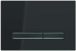 Geberit Sigma50 - Süllyesztett vezérlőgomb, fekete/fekete króm 115.671. DW. 2 (115.671.DW.2)