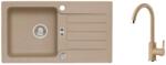 Alveus Készletek - Niagara 30 mosogató és Tonia keverő készlet, bézs színben SETA152 (SETA152)