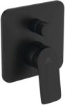Ideal Standard Ceralife C - Rejtett csaptelep, 2 készülékhez, testtel, selyem fekete BE061XG (BE061XG)